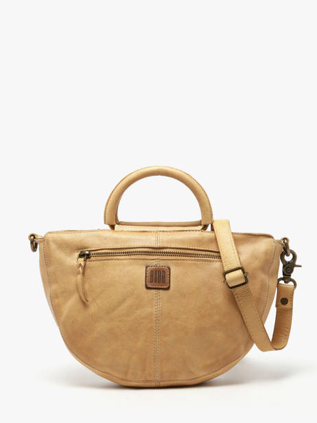 Cross Body Tas Heritage Leder Biba Geel heritage MIB1L ander zicht 4